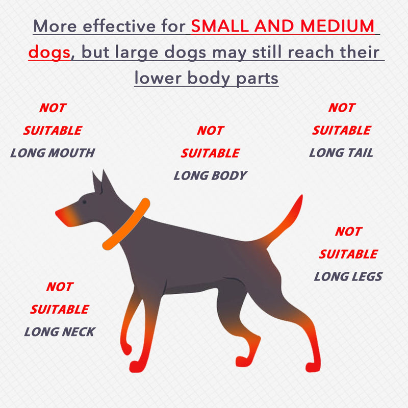 IDOMIK Dog Recovery Collar, Waterproof Soft Pet Recovery Cone After Surgery, Comfy Protective Elizabeth Collar Adjustable Neck Donut for Dogs Cats, Safe Alternative Collar Anti-Licking Biting Wounds XX-Large Grey - PawsPlanet Australia