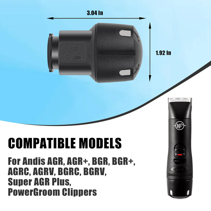 CBQ BGR Replacement Battery for Andis PowerGroom AGR+, BGR+, AGR, BGR, AGRC, AGRV, BGRC, BGRV, Super AGR Plus Cordless Pet Clippers Long-Lasting (NiMH, 2200mAh)