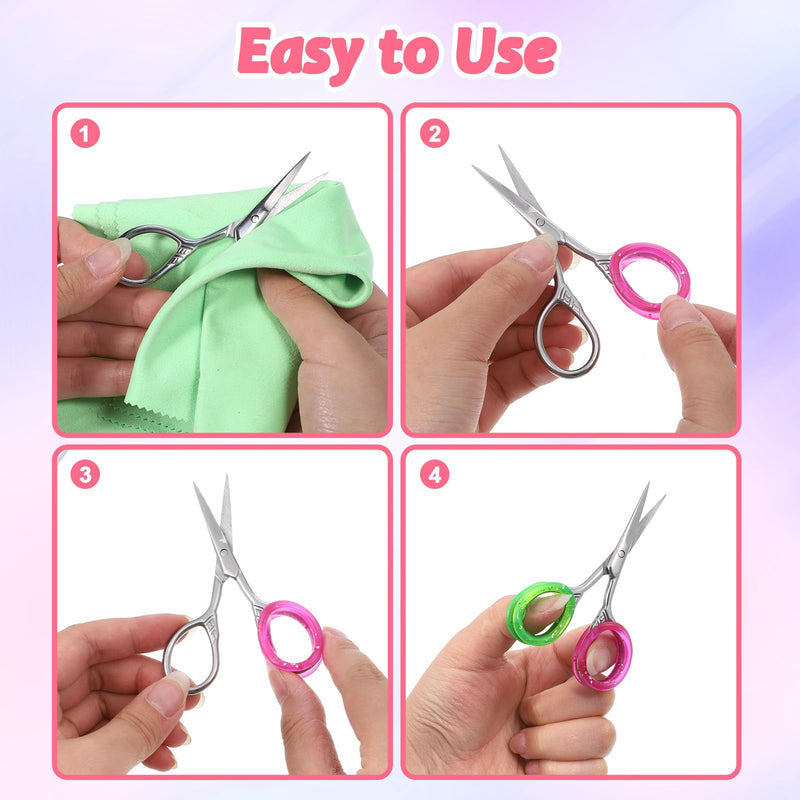 14 Pcs Silicone Scissors Finger Rings, Soft Dog Grooming Scissors Accessories Thumb Insert Finger Protection Ring for Pet Grooming Scissor Accessories for Dog Hair Cutting for Professional Barber - PawsPlanet Australia