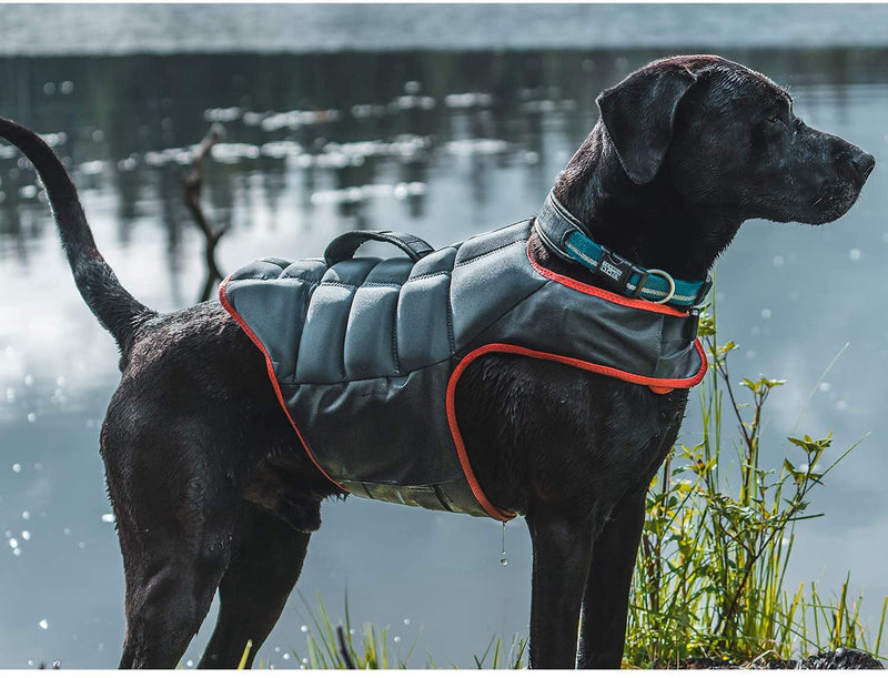 Terrain Dog Swim Vest for Dogs Large Orange/Gray - PawsPlanet Australia