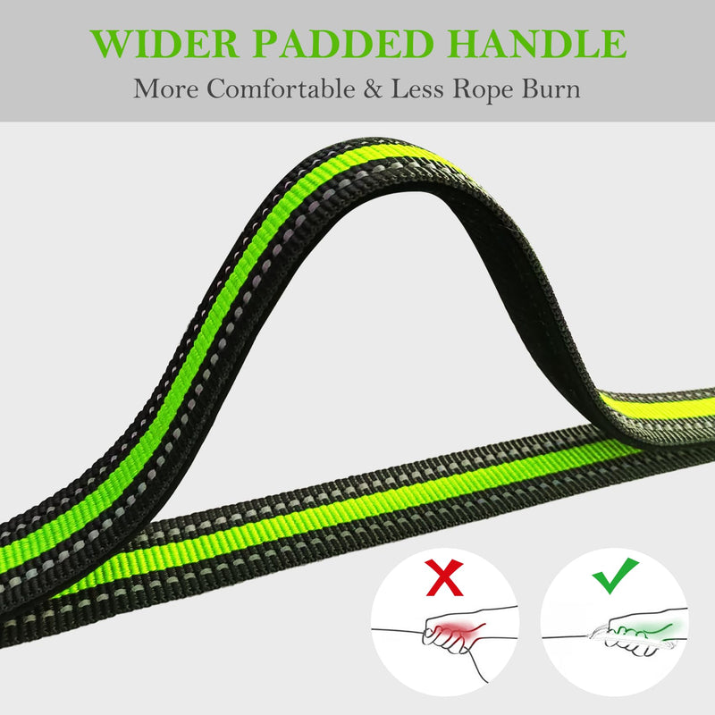 Hands-Free Dog Leash, Waist Leash for Dog Walking Hiking Running, 6.07-8.2ft Long Waist, Suitable for Puppy Medium and Large Dogs(Blue) Green - PawsPlanet Australia