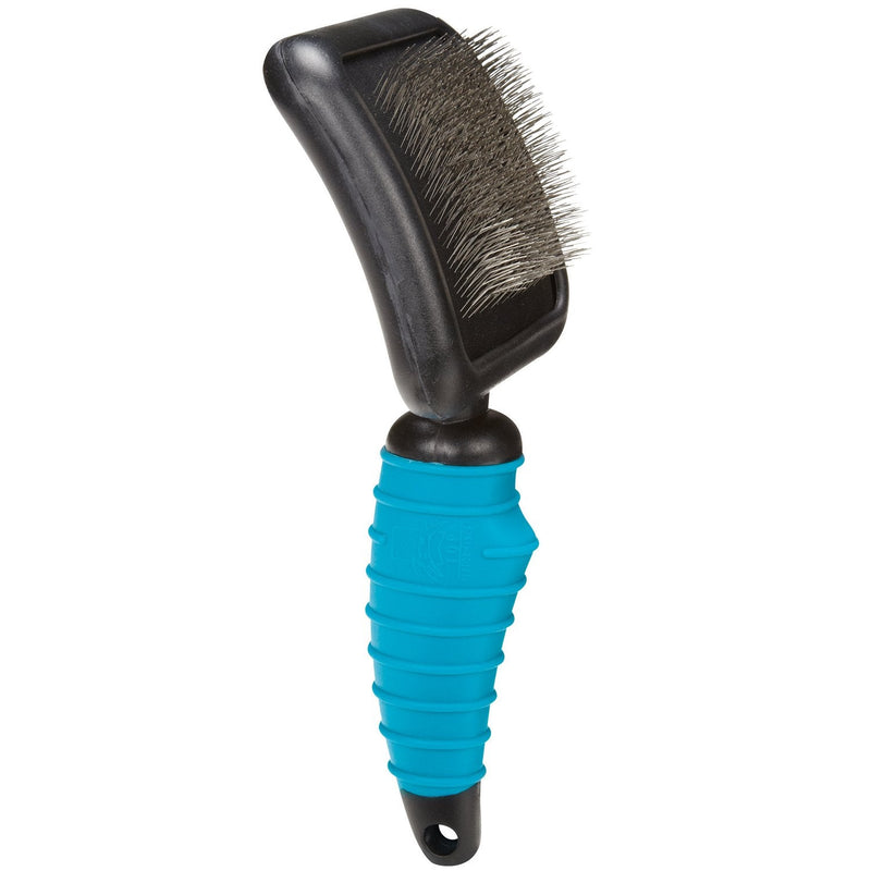 Master Grooming Tools Ergonomic Soft Slicker Brushes — Molded Brushes for Grooming Dogs - Large, 4" x 3½" - PawsPlanet Australia