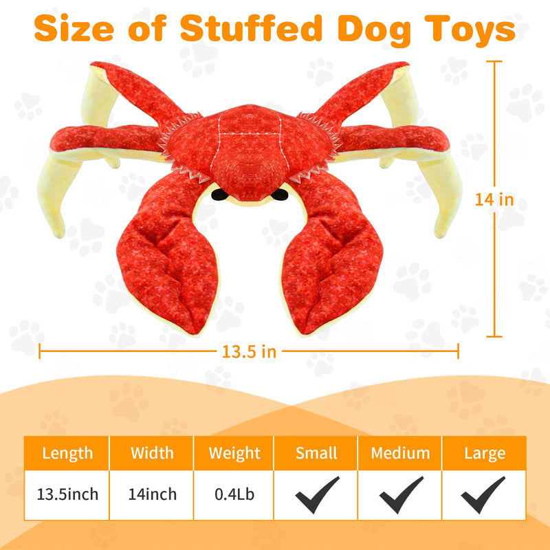 Large Dog Toys Squeaky: Plush Dog Toys - Stuffed Dog Toys - Big Dog Toys for Small Medium Large Breeds - PawsPlanet Australia