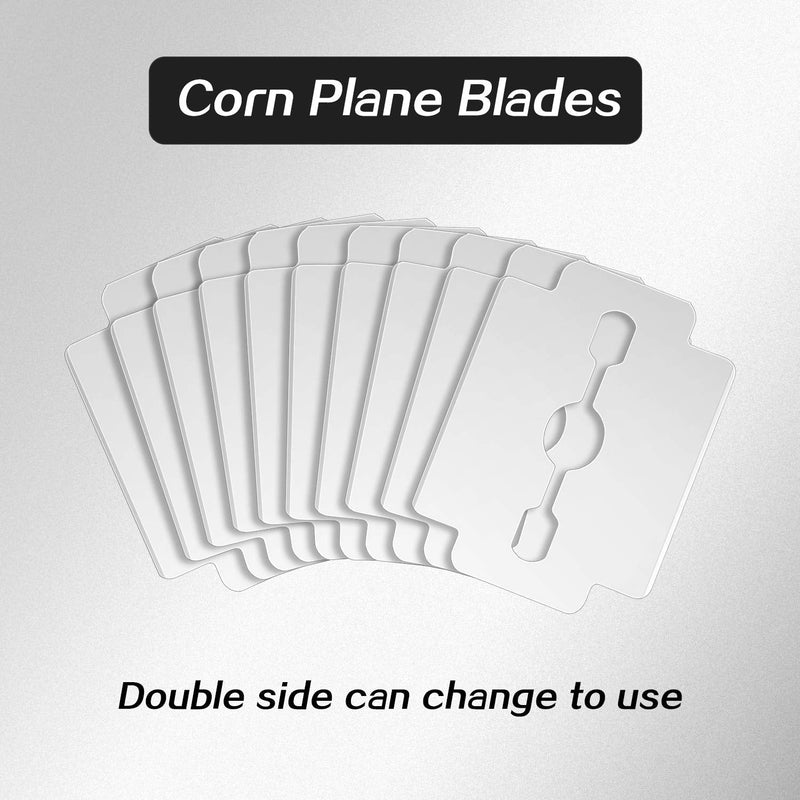 50 Pieces Callus Shaver Replacement Blades Corn Plane Stainless Steel Blades for Removing Callus Foot Care and Pedicure Tools - PawsPlanet Australia