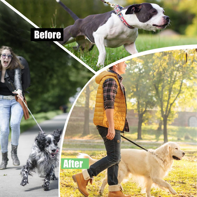Prong Training Collar for Dogs, Adjustable Dog Pinch Collar with Quick Release Buckle, No Pull Collar for Small Medium Large Dogs, Two Extra Link and Twenty pc Caps (M/L (17-23" Neck, 3.2mm)) M/L (17-23" Neck, 3.2mm) - PawsPlanet Australia
