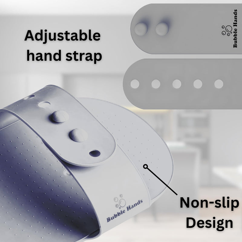 Dog Bath Brush - Silicone Grooming and Shedding Brush for Dogs & Cats, Puppy Essentials Dog Shampoo Brush, Pet Hair Removal Tool for Deep Clean & Massage Gray - PawsPlanet Australia