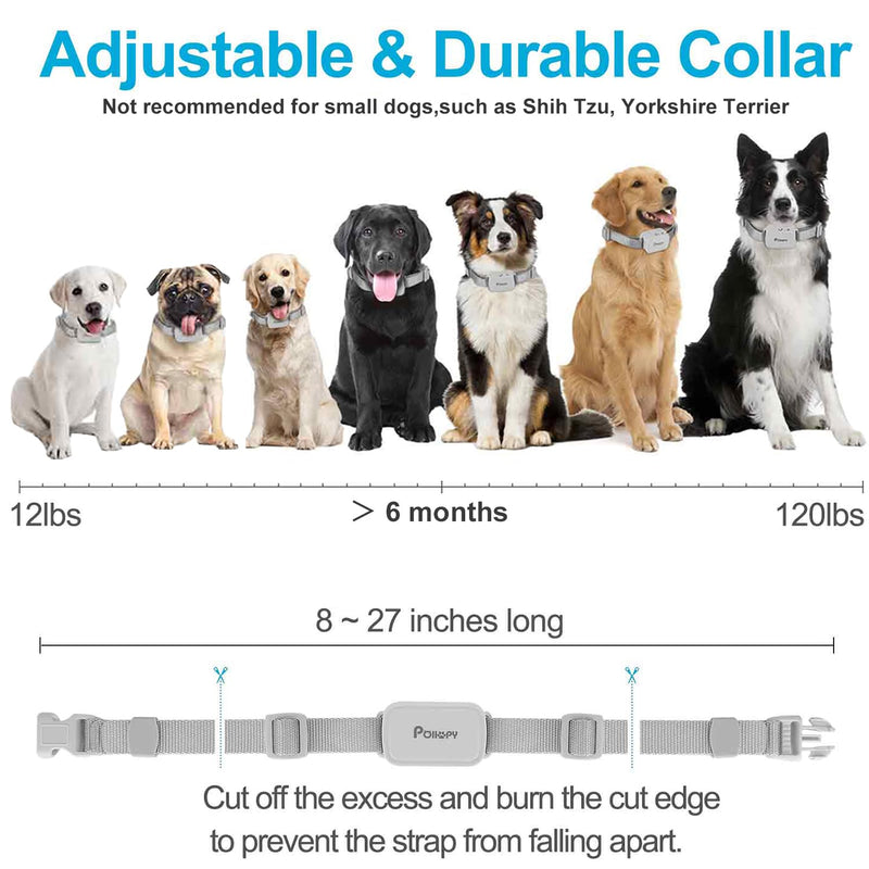 Citronella Dog Training Collar with Remote【Can't Work Automatically】,3 Modes & 3 Spray Levels, Spray/Vibration/Beep, Humane Citronella Dog Collar,1000ft Range No Shock Rechargeable Spray Dog Collar - PawsPlanet Australia