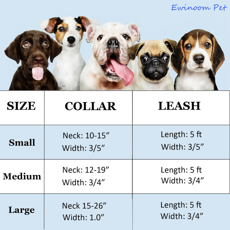 Soft Corduroy Dog Collar and Leash Set Adjustable Durable Dog Collars with Metal Buckle and Lead for Medium Dogs,Grass Green Grass Green - PawsPlanet Australia