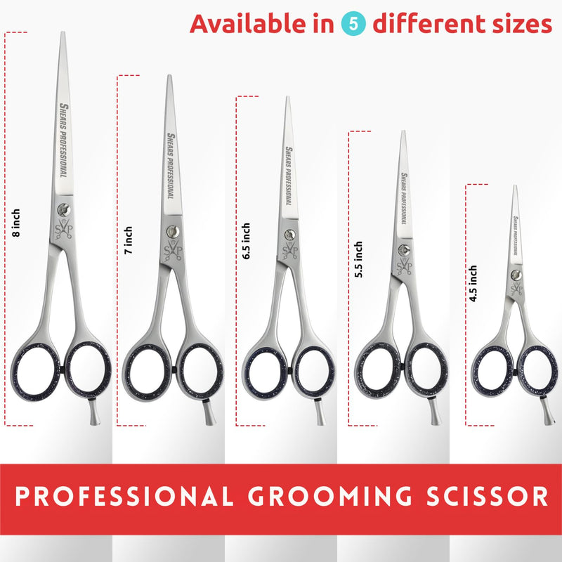 Dog Grooming Curved Scissor 5.5" Professional Grooming Scissor Downward Curved Shear for Dog, Cat, Small Dog and other Pets Grooming Scissor CVD 5.5 - PawsPlanet Australia