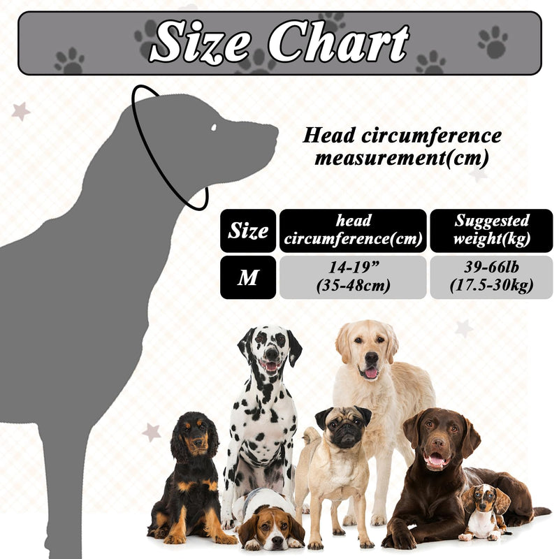 Dog Ear Defenders, Dog Ear Muffs Noise Protection, Noise Cancelling Pet Ear Muffs for Dogs, Water Wind Proof Dogs Ears Protectors, Suitable for Swimming Bathing Grooming Fireworks Thunder, M, Grey
