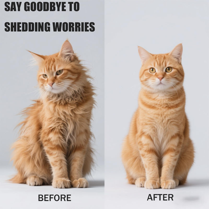 groompro deshedding brush& Pet Hair Remover Comb - Grooming Tool for Cats, Dogs, Rabbits, Horses, Hamsters-Reduces Loose Fur for Short & Long Hair Pets - PawsPlanet Australia