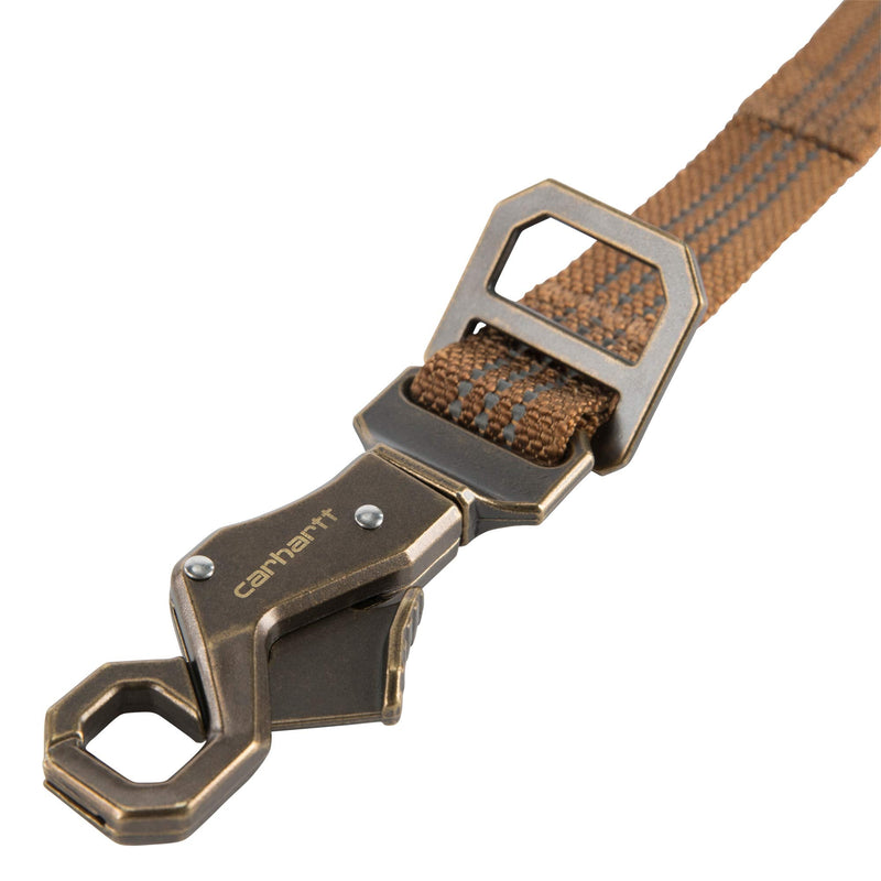 Carhartt Shock Absorbing Dog Leash Carhartt Brown/Brushed Brass Large