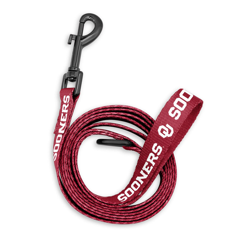 Oklahoma Sooners Collars and Leashes | Officially Licensed | Adjustable-Fits All Pets! (6 Ft Leash) 6 Ft Leash - PawsPlanet Australia