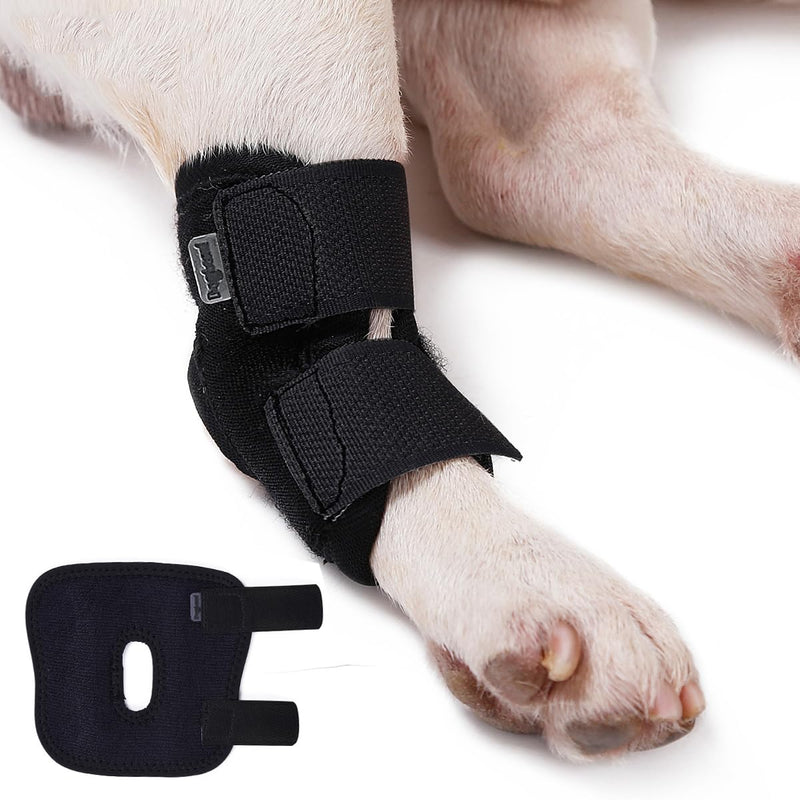 Dog Brace Front Rear Short Leg Wrap Sleeve Protects Wounds Pet Brace Heals and Prevent Injuries and Sprain Helps,Large L