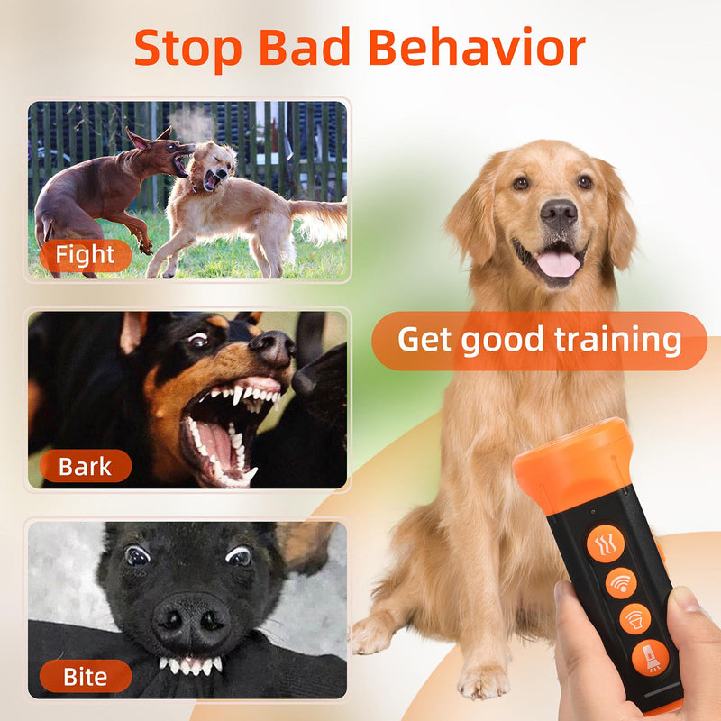 TMoMT Dog Bark Deterrent Devices，Anti Barking Device for Dogs Training (Own or Neighbour'S Dog), Long Range Ultrasonic 50ft, Alternative to Painful Dog Training Collars and Bark Collars - PawsPlanet Australia
