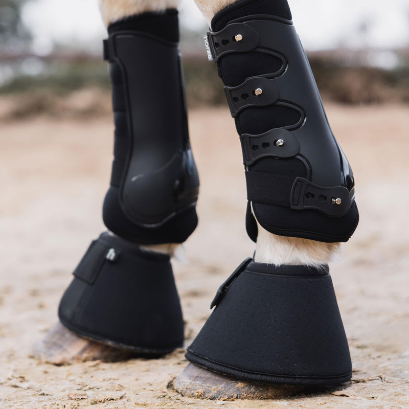 HORZE Malmo Overreach Boots - Black - M