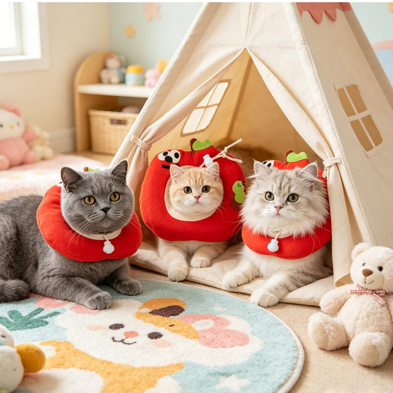 Cat Neck Brace Adjustable Cat Neck Brace Cat Collar Cat Collar Leak Protection Soft Recovery Collar Soft Collar Cone After Surgery and Injuries for Puppies, Dogs and Cats (B) B