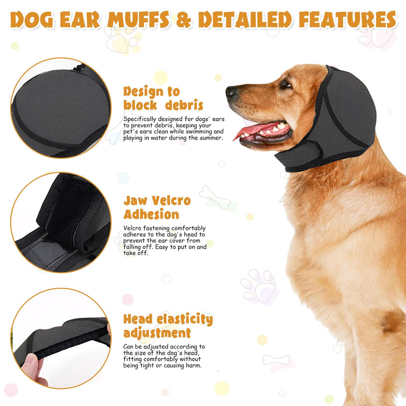 Ear Protection Dog Hearing Protection Dog Earmuffs with Noise Canceling Protect Your Dog's Ears from Dust and Insects