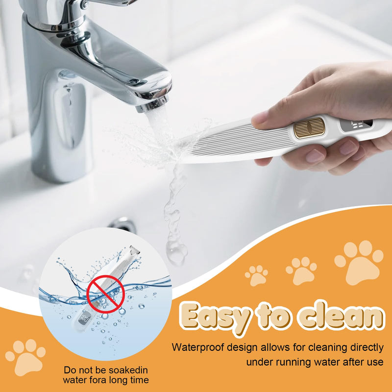 Dog Paw Trimmer with LED Digital Display,20mm Ceramic Blade Electric Rechargeable Dog Clippers for Grooming,Pet Paw Trimmer for Grooming for Paws, Eyes, Ears, Face & Hip Areas - PawsPlanet Australia