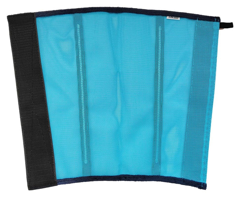 Horse Fly Leggings Boots – Set of 4 UV-Protective Stretch Mesh Fly Boots with Stays, Full‑Leg Coverage Sky Blue - PawsPlanet Australia