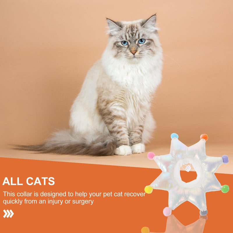 STOBAZA Soft Fabric Pet Recovery Collar for Surgery - Comfortable Neck Support for Cats and Other Pets to Aid Injury Healing
