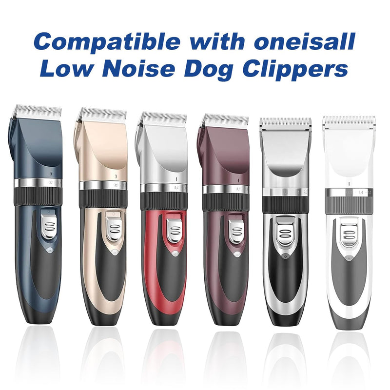 Pet Dog Grooming Replacement Blades: Low Noise Pet Clipper Replacement Blades for ONEISALL Dog Low Noise Dog Clipper & Dog Hair Vacuum Clipper - PawsPlanet Australia