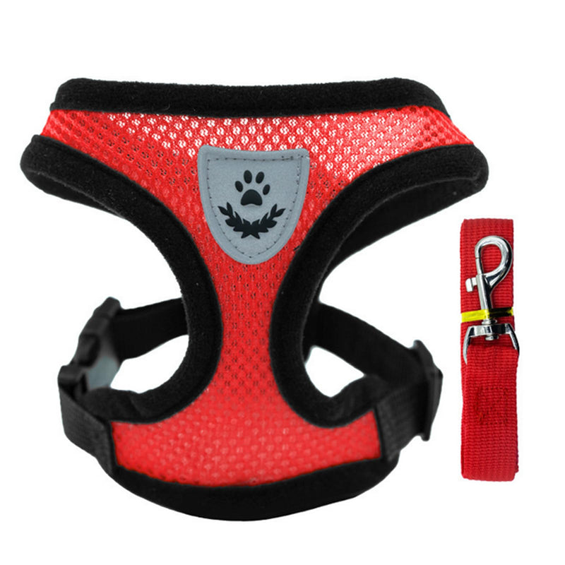 Dog Harness for Walking, Jogging, Red