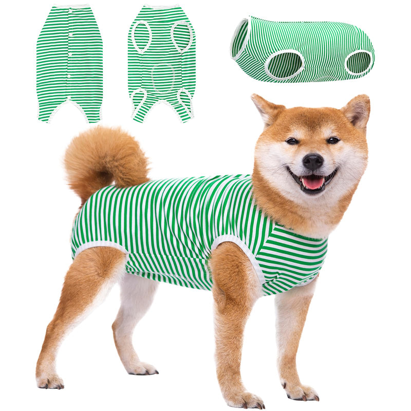 Dog Surgery Suit Female Spay Recovery Suit for Dogs, Dog Onesie Body Suits for Surgery Male Neuter, Breathable Dog Surgical Recovery Suit to Stop Licking Dog Cone Alternative for Dogs Puppy M