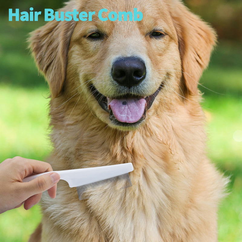 6 PCS Knotting Comb for Cats, Pet Knotting Comb for Hair Removal, Pet Hair Removal Tool Set, Suitable for Cat Dog Grooming Comb Knot Remover, Cat Dog Grooming Supplies - PawsPlanet Australia