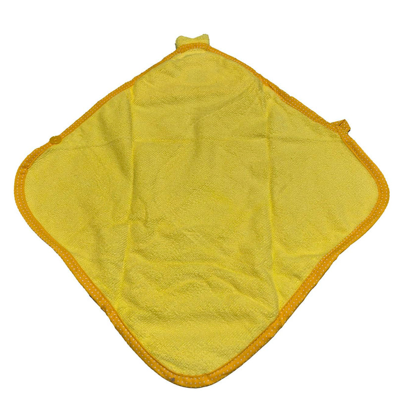 Dog Hooded Bathrobe Towel, Fast Drying Bath Towel Absorbent Warm Blanket Yellow S S(13.78*13.78') - PawsPlanet Australia