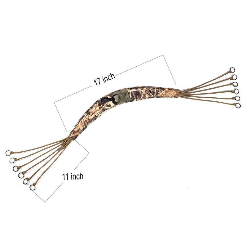 Auscamotek Duck Lanyard Carrier Waterfowl Hunting Game Tote Camo Padded Bird Dove Strap 12 Drops - PawsPlanet Australia
