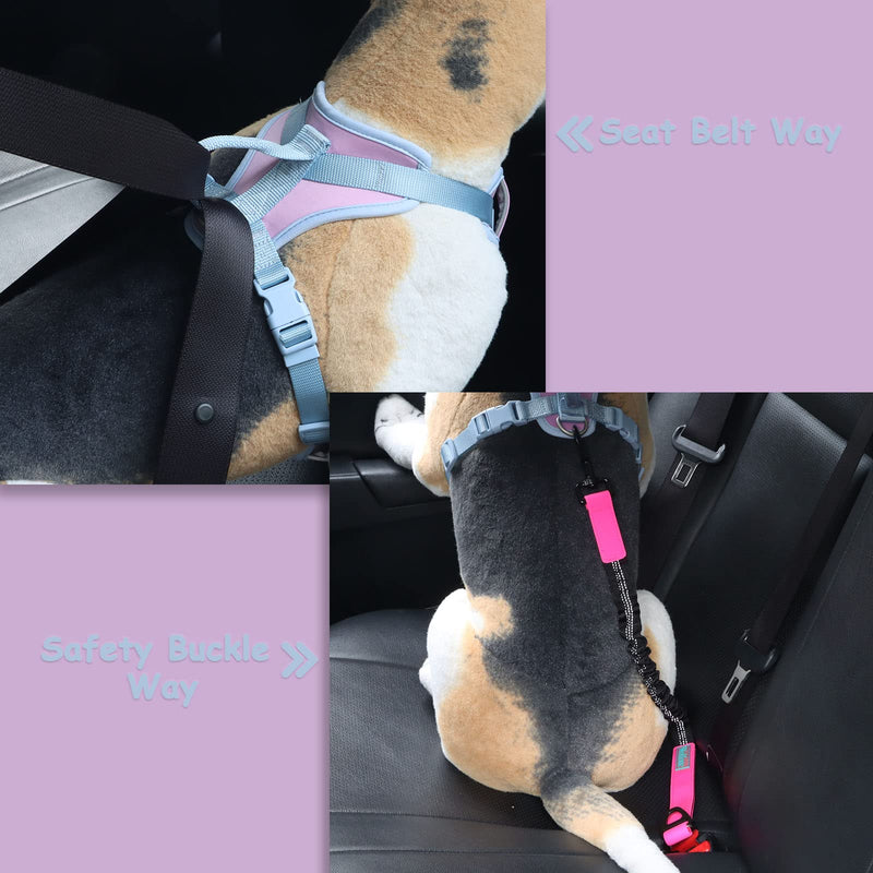 Wolfone No Pull Dog Harness Adjustable Soft Padded Pet Vest with Control Handle Adorable Daily Harness for Dogs（Sweet Lilac M） {M} Neck：14”-20”, Chest：18”-24” Sweet Lilac - PawsPlanet Australia
