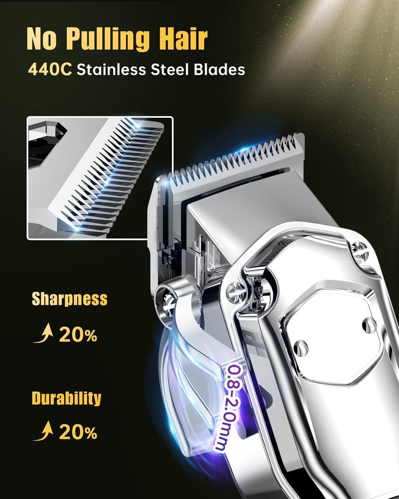 Romanda Clippers and Trimmers Set, Hair Clippers for Men Cordless,Mens Clippers and Grooming Set,Barber Clippers Set - PawsPlanet Australia
