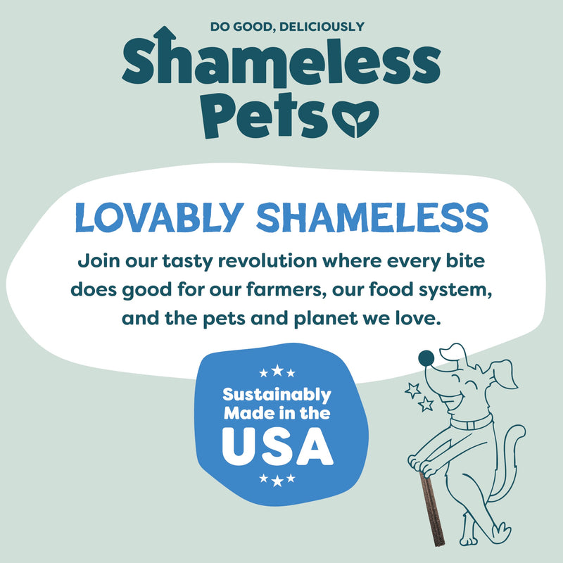 Shameless Pets Blueberry & Mint Dental Chews for Dogs, 32 Chews - Natural Dog Teeth Cleaning Treats with Fresh Breath Benefits | Grain-Free Dental Sticks for Small, Medium & Large Dogs The Tooth Berry 1.75 Pound (Pack of 1)