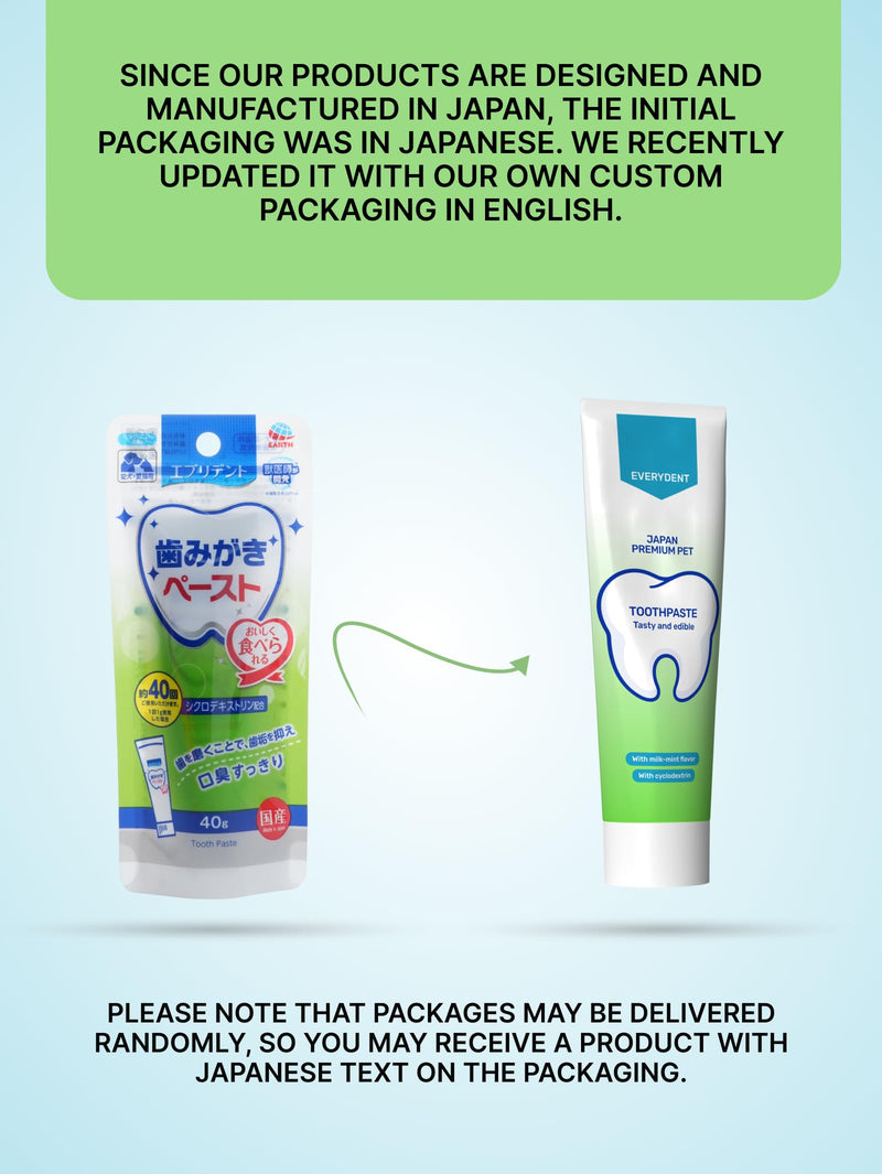 Toothpaste for Dogs | Natural Ingredients for Plaque & Tartar Removal | Cat & Dog Toothpaste for Fresh Breath | Cat Dental Care | Also Suitable for Your Puppy/Kitten Teeth Cleaning