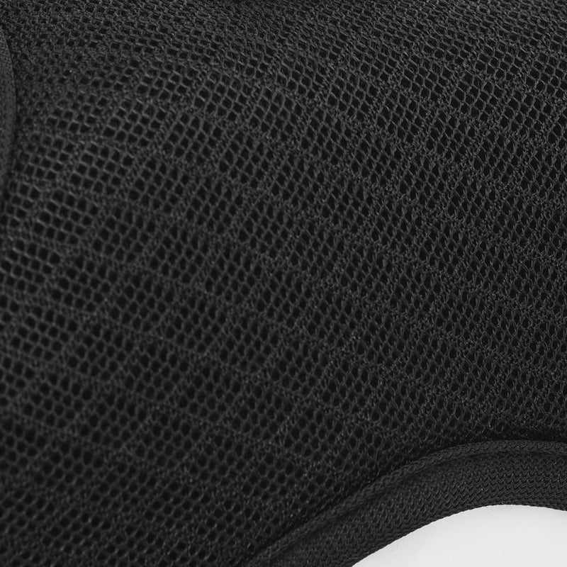 Cat Harness and Leash for Walking Escape Proof Breathable Mesh Fabric, Solid Black, Extra Large, Adjustable Cat Walking Jackets, Padded Stylish Cat Vest XL ≥ 11LBS Solid Black Mesh - PawsPlanet Australia