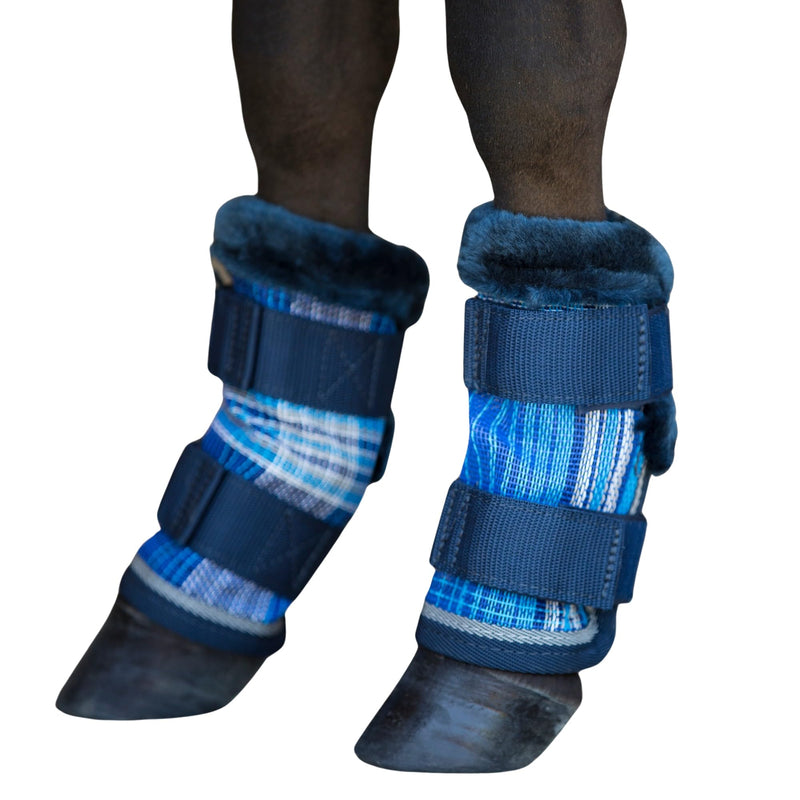Kensington KPP Miniature Horse Fly Boots - Fly Pony Horse Boots Perfect for Equine Leg Wraps and Maximum Horse Fly Protection 181-Kentucky Blue