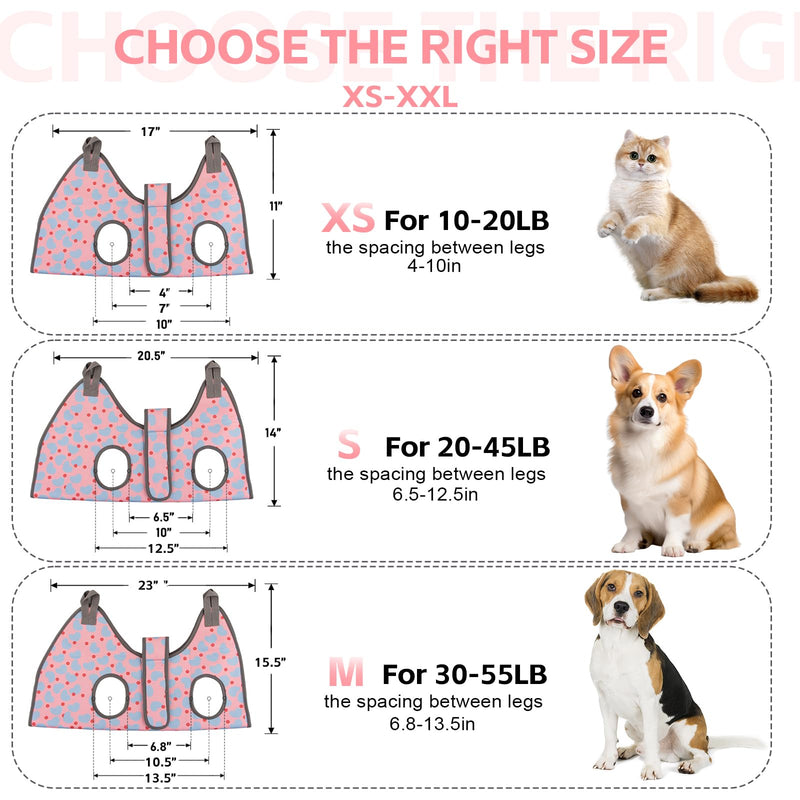Dog Grooming Hammock Harness for Medium Dogs Nail Trimming, Dog Sling for Cutting Nails, Dog Hanging Holder Hanger for Clipping Nails with Nail Clippers, Nail File - PawsPlanet Australia