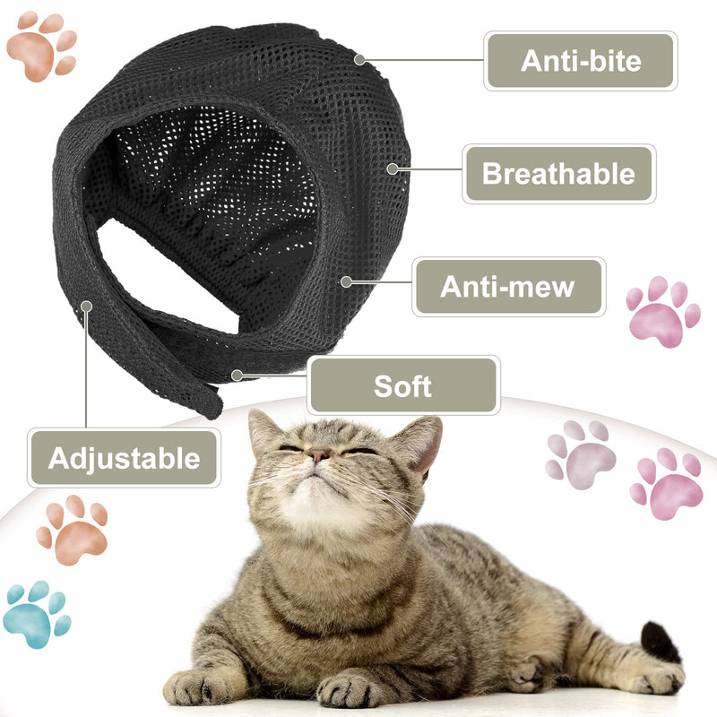 9 Pcs Cat Bathing Bag Set Cat Shower Bag Anti Bite and Scratch for Pet Grooming Washing Brush Comb Muzzle Nail Clipper Nail File Tick Tool(Blue, Gray) Blue, Gray - PawsPlanet Australia