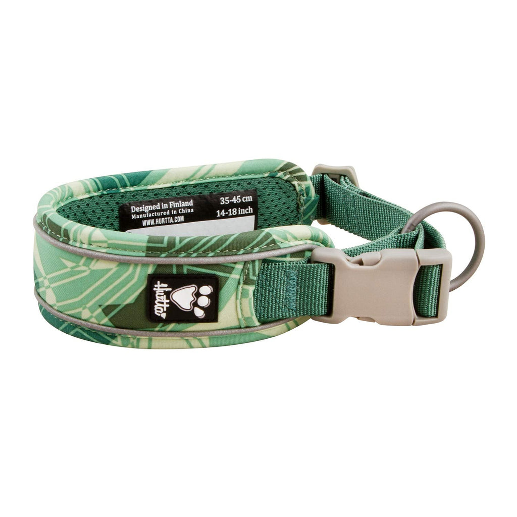 Hurtta Weekend Warrior Dog Collar , Park Camo, 22-26 in - PawsPlanet Australia