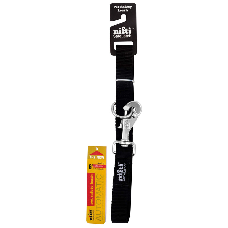 Pet Safety Leash, Black, Med/Large Size - PawsPlanet Australia