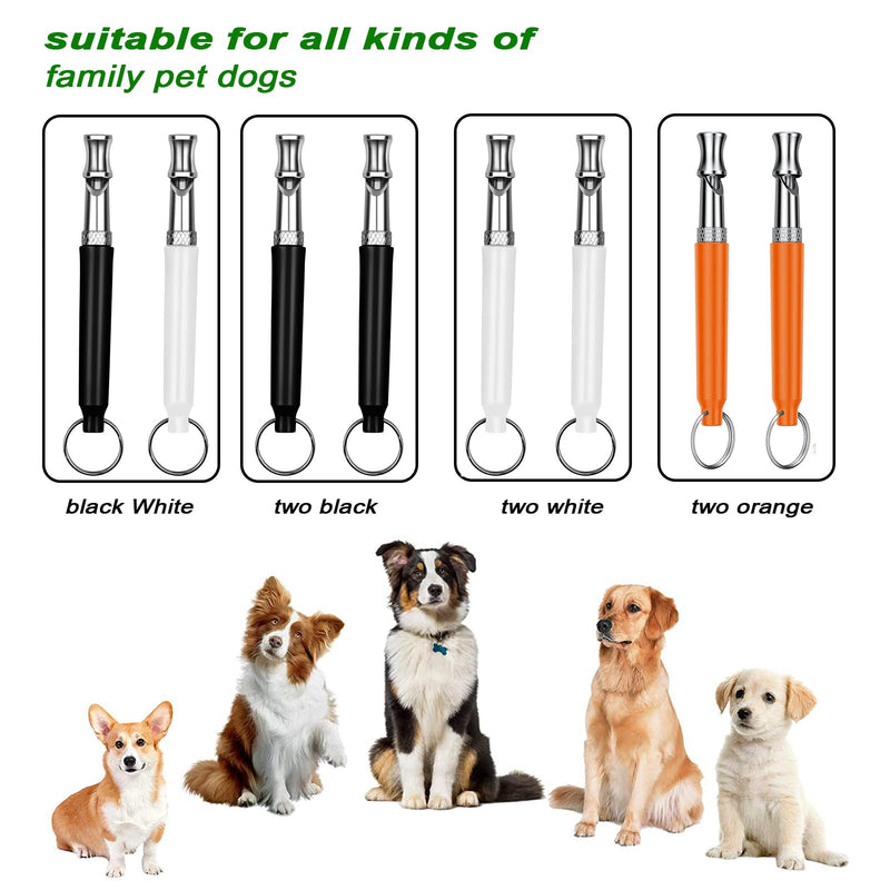 Professional Dog Whistle to Stop Barking - Adjustable Silent Training Whistle for All Breeds (Labrador, German Shepherd, Beagle) with Lanyard - 2 Packs for Recall, Obedience & Anti-Barking Training - PawsPlanet Australia