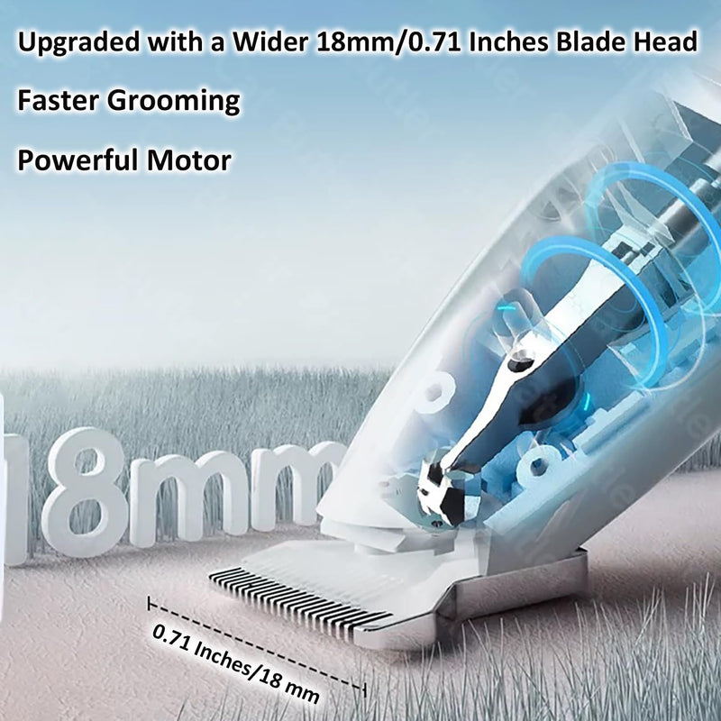 Paw Trimmer for Dogs Cats, Low Noise Paw Small Dog Clipper with 2 Blades for pet’s Paws Eyes Ears Faces and Rump - PawsPlanet Australia