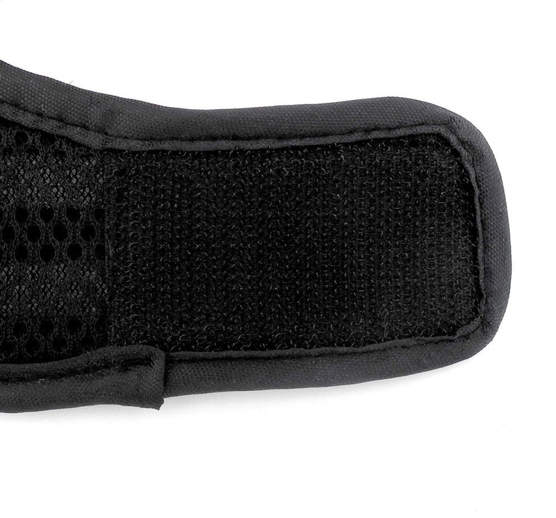 SMALLLEE_LUCKY_STORE Soft Mesh Sailor Harness for Cat and Small Dogs, Pet Navy Striped Walking Vest Puppy Padded Harnesses Leash Set Adjustable Black S - PawsPlanet Australia