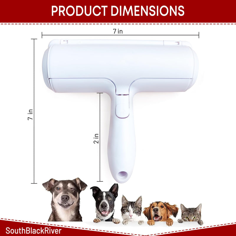 SouthBlackRiver - Pet Hair Remover - Dog Hair Removal Products - Removes Dog and Cat Hair. Pet Hair Remover For Carpet, Car Seat, Bed, Clothing, Couch. Pet Hair Remover For Furniture - PawsPlanet Australia