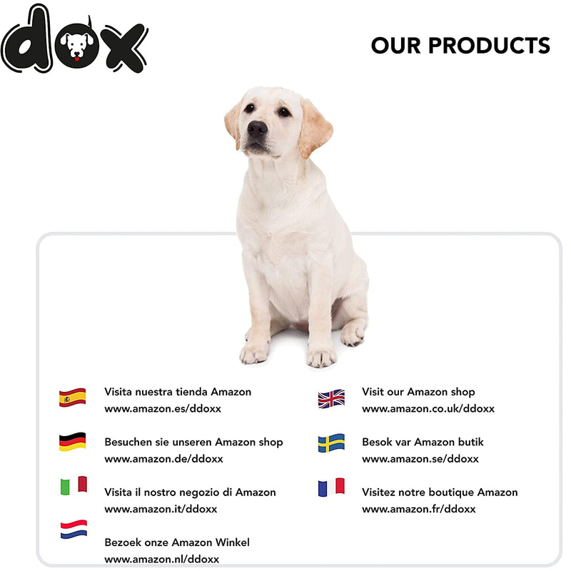 DDOXX Step-in Dog Harness for Small Dogs - Lightweight, Breathable, Durable Nylon, Safety Buckle, Metal D-Ring - Heavy Duty, Adjustable, Escape-Proof XS Puppy Harness in Blue for Training and Walking XS - 0.4 x 12.6-17.5 in - PawsPlanet Australia