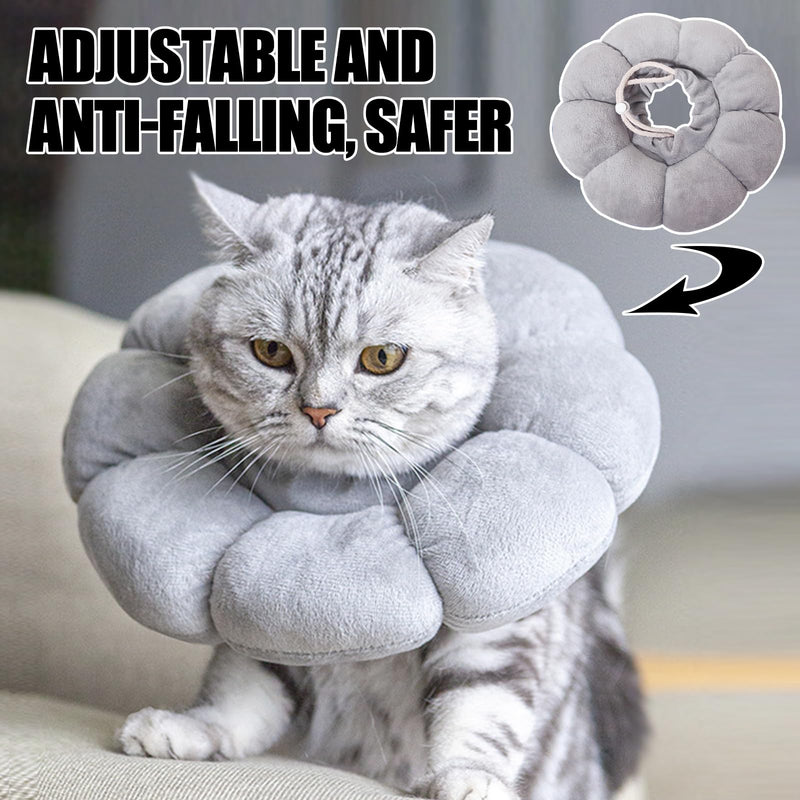 TYXHXTF Elizabethan Cat Collar, Cat Recovery Collar, Soft Anti Bite Collar, Protective for After Surgery, Licking Anti-Bite, Wound Recovery Healing