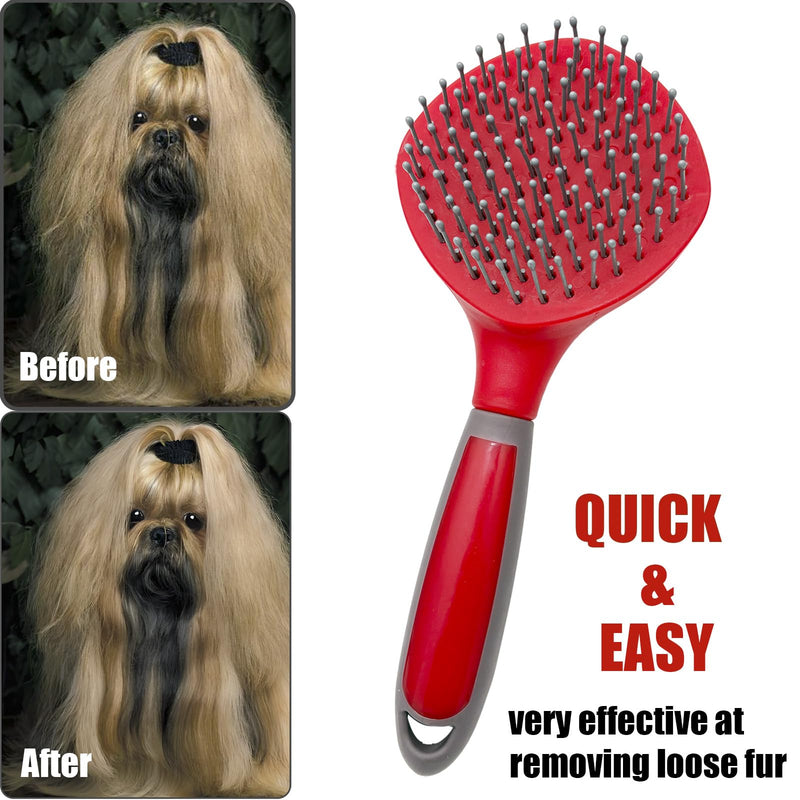 Horse Mane & Tail Combs Horse Brushes Shedding Brush Grooming Tool for Thick Coats Equine Long Haired Dogs - PawsPlanet Australia