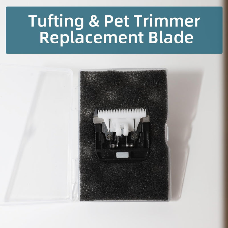 Transparia Tufting Trimmer Replacement Blades, Rug Trimmer Common Use Clipper Blade, for Tufting Clippers, Carpet Clippers, Tufted Accessories (Unadjustable) Unadjustable - PawsPlanet Australia