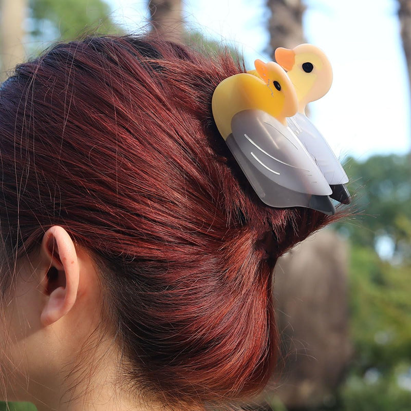 Acetate Duck Hair Claw Clip,Goose Shape Animal Hair Clip，Big Shape Hair Clips for women,Cute Funny Gift for Girls Animal Barrettes